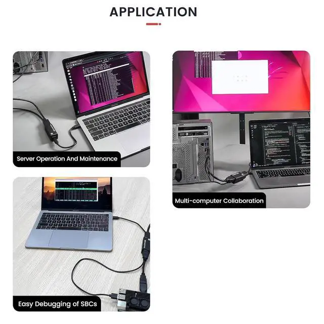 Alt view image 5 of 7 - Sipeed NanoKVM-USB, 4K KVM, Finger-Sized, for Servers/SBCs, Convenient Operation and Maintenance/Tools for Multi-Device Collaboration, USB-KVM (Blue,Tool Kit Package)
