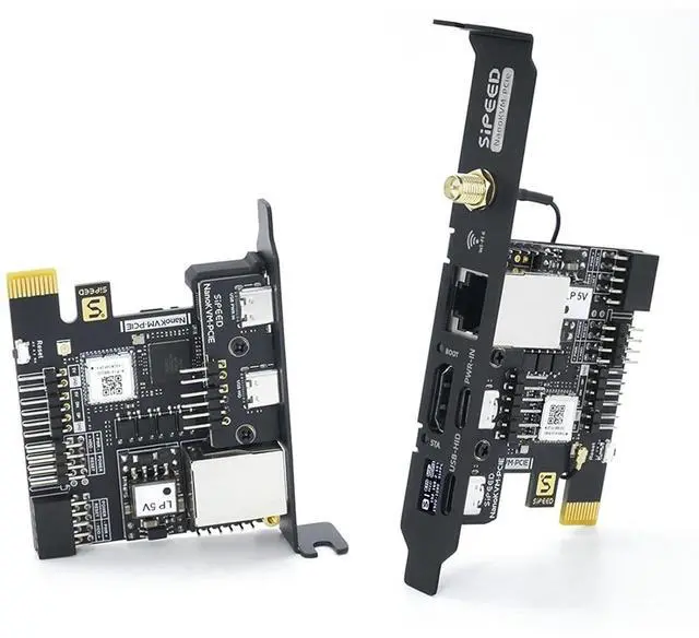 Main image of Sipeed NanoKVM PCIE Version - ATX PC Remote Control, RISC-V Nano KVM Over IP, DDR3 RISC-V Development Board, Linux, 1TOPS NPU (with PoE)