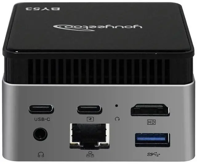 Alt view image 7 of 7 - BY53 Windows 11 Mini Pc, Intel N150(up to 3.6GHz),LPDDR5 12GB RAM, M.2 2242 SSD(Up to 1TB), with HDMI2.0 4K Output, WiFi/BT, Supports One-Click Boot (12GB RAM,256GB SSD)