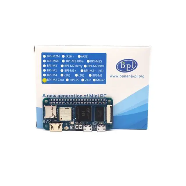 Alt view image 3 of 7 - Banana pi M2 Zero Open Source Singal Board Computer, 512MB SDRAM Mini HDMI onboard WiFi (AP6212) & Bluetooth, Support Raspbian Android Armbian RetroPie Ubuntu (Heat Sink Set)