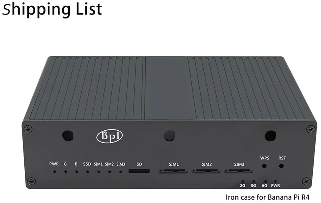 Alt view image 2 of 5 - Banana Pi BPI-R4 Metal Case