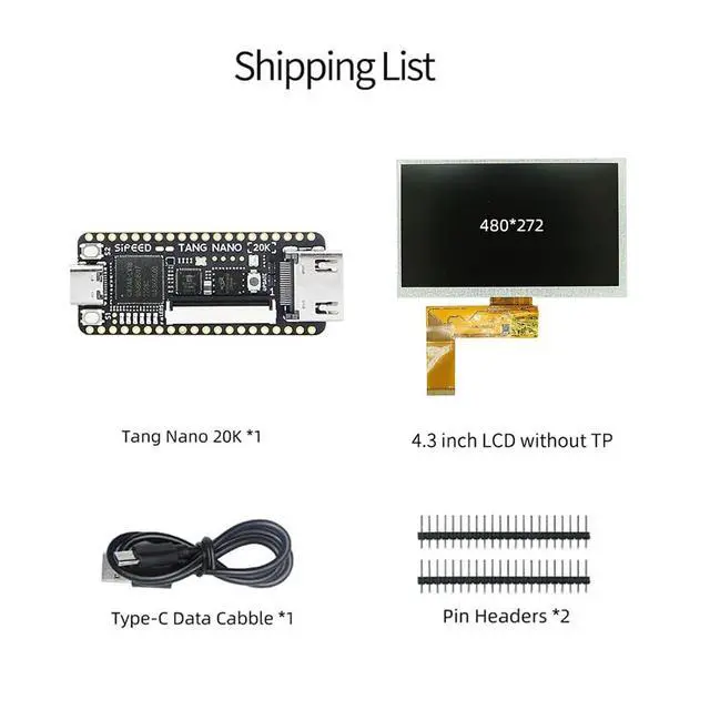 Alt view image 2 of 7 - Sipeed Tang Nano 20K FPGA Development Board MCU, with LUT4, HDMI, for RISC-V and Embedded Development (Basic Kit)