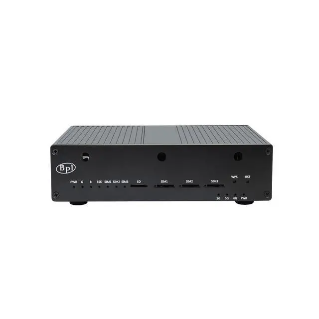 Alt view image 2 of 7 - Banana Pi Metal housing for BPI-R4 POE (only applies to the POE Version of R4)