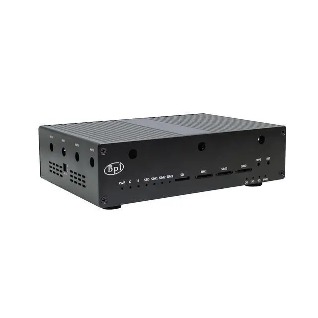 Alt view image 3 of 7 - Banana Pi Metal housing for BPI-R4 POE (only applies to the POE Version of R4)