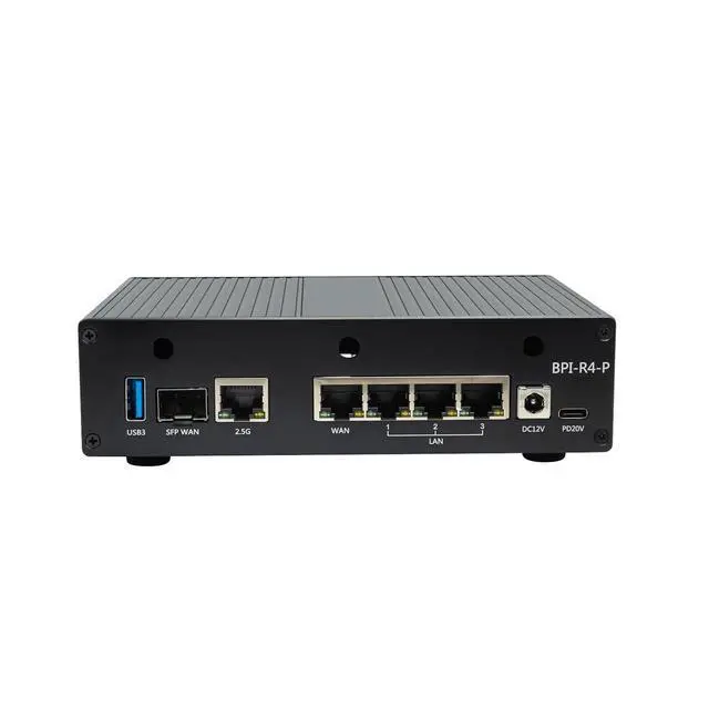 Alt view image 6 of 7 - Banana Pi Metal housing for BPI-R4 POE (only applies to the POE Version of R4)