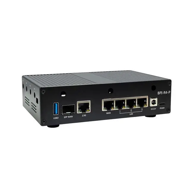 Alt view image 7 of 7 - Banana Pi Metal housing for BPI-R4 POE (only applies to the POE Version of R4)