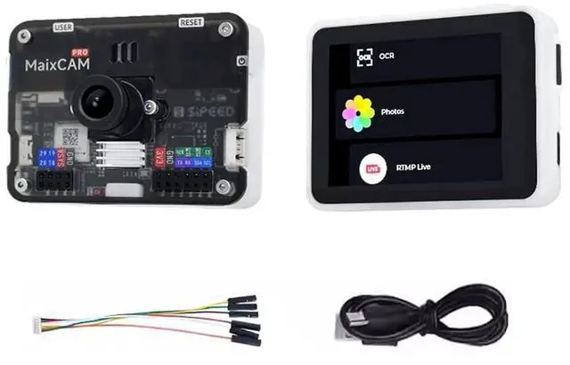Main image of Sipeed MaixCAM Pro AI Development Board, Equipped with a RISC-V 1TOPS NPU and a Vision Camera, enables The Rapid Deployment of AI Vision and Auditory Applications. (Standard Kit)
