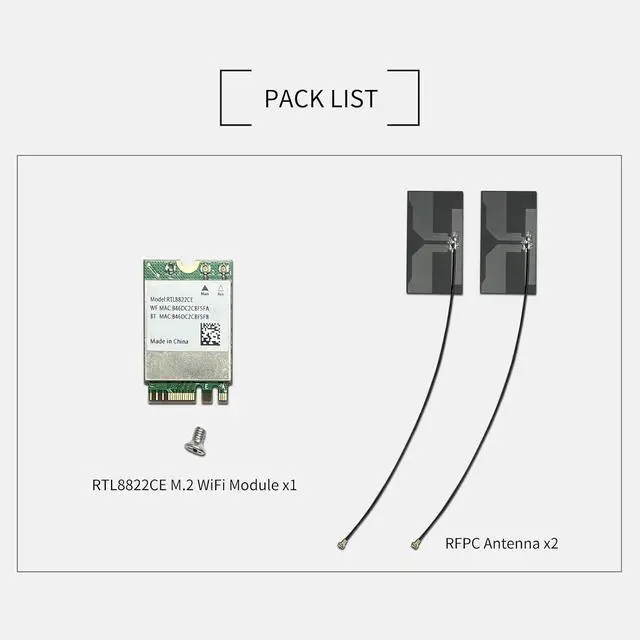 Alt view image 2 of 7 - RTL8822CE WiFi Module for YY3568 Dual GbE Low Power Arm Mainboard