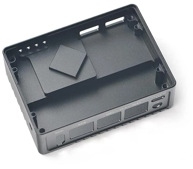 Alt view image 3 of 7 - Metal Case for Nanopi R5S Openwrt Router Single Board Computer