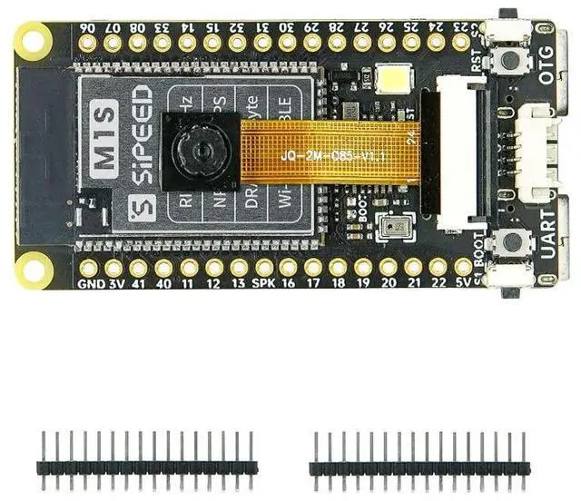 Main image of Sipeed M1s Dock RISC-V AI Development Board with Camera, for AIOT tinyML, Support WiFi/BT/BLE/Zigbee, Linux FreeRTOS (Bundle B)