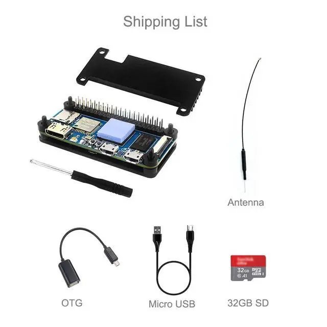 Alt view image 2 of 7 - Banana pi M2 Zero Open Source Singal Board Computer, 512MB SDRAM Mini HDMI onboard WiFi (AP6212) & BT, Support Raspbian Android Armbian RetroPie Ubuntu (Metal Case Bundle)