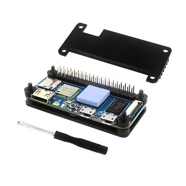 Alt view image 4 of 7 - Banana pi M2 Zero Open Source Singal Board Computer, 512MB SDRAM Mini HDMI onboard WiFi (AP6212) & BT, Support Raspbian Android Armbian RetroPie Ubuntu (Metal Case Bundle)