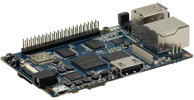 Main image of BPI-M64 64-Bit Quad-Core Mini Single Board Computer 2GB DDR3 SDRAM 8GB eMMC onboard WiFi (AP6212) & Bluetooth Support Android Linux Win 10 IoT
