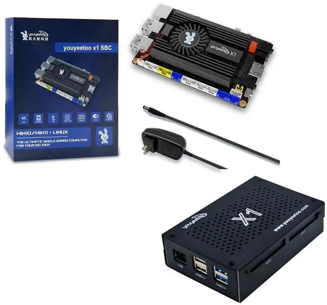 Main image of X1 (4+0GB) N5105 Single Board Computer with Customised Metal case