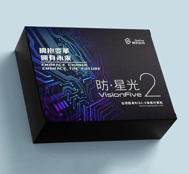 Alt view image 2 of 7 - VisionFive2 RISC-V Single Board Computer, Quad Core, 8GB with WiFi dongle, StarFive JH7110 with 3D GPU, Dual Ethernet Port with 2 x 1Gbit, for IOT/AI (Kit 7, Version v1.3B)