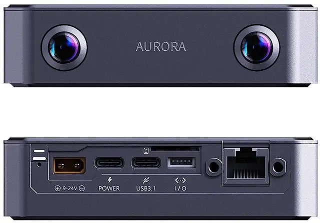 Main image of SLAMTEC Aurora S A2M2 Compact AI 3D LiDAR Mapping System, Real-Time 6DOF Localization & Dense Depth, Indoor/Outdoor, ROS1/ROS2 & Python SDK, Plug-and-Play for AGV/AMR/Digital-Twin (Aurora-S)