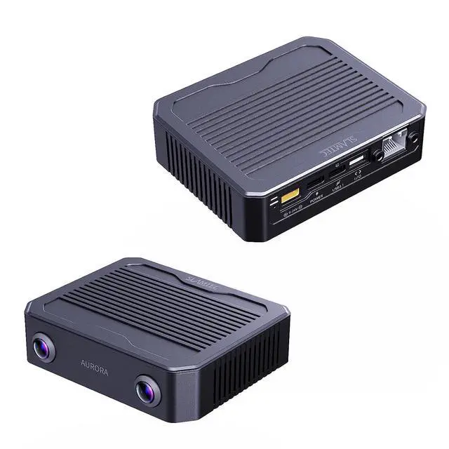 Alt view image 3 of 7 - SLAMTEC Aurora S A2M2 Compact AI 3D LiDAR Mapping System, Real-Time 6DOF Localization & Dense Depth, Indoor/Outdoor, ROS1/ROS2 & Python SDK, Plug-and-Play for AGV/AMR/Digital-Twin (Aurora-S)