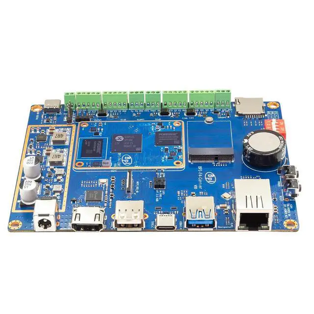 Alt view image 6 of 7 - Banana Pi BPI-F4 Industrial Control Board, Powered by Sunplus SP7350, 4GB LPDDR4, 32GB eMMC, 4.6TOPS NPU AI Solution for Robotics and Smart Devices (Standard Kit)