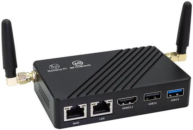 Alt view image 2 of 6 - Banana Pi BPI-M5 Pro(8G): High-Performance Single Board Computer with octa-core RK3576, AI & IoT Enhancements for Advanced Projects & Developers(with Case)