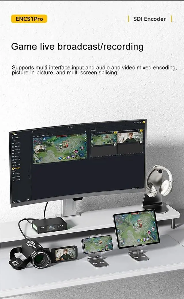 Alt view image 6 of 7 - LinkPi ENCS1Pro 12G-SDI Encoder Decoder 4K60 Video Codec Box, H.265/H.264 Live Streaming Device, Support NDI HX, SRT, RTMP, RTSP, HLS, Multi-Protocol, Low Latency (with WiFi 6)
