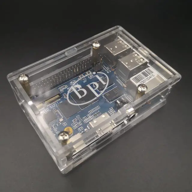 Alt view image 5 of 7 - Banana Pi M5 Amlogic S905X3 Single Board Computer with 4GB RAM and 16G eMMC for AIOT Support Android Debian Raspberry Pi Replacement (with Power and case)