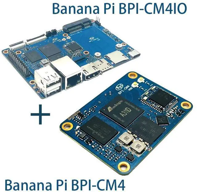 Alt view image 5 of 7 - Banana Pi BPI-CM4,Raspberry Pi CM Compatible, Amlogic A311D Quad Core ARM Cortex-A73, 4G LPDDR4 16G eMMC Onboard WIFI5,Minipcie 26PIN Run Android Armbian Linux (BPI-CM4 + BPI-CM4IO)