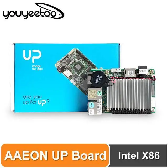 Alt view image 2 of 7 - AAEON UP Board 1GB RAM/16GB EMMC - a Win10 X86 Development Board Compatible with Raspberry Pi HAT, Both Support Ubuntu & Android OS
