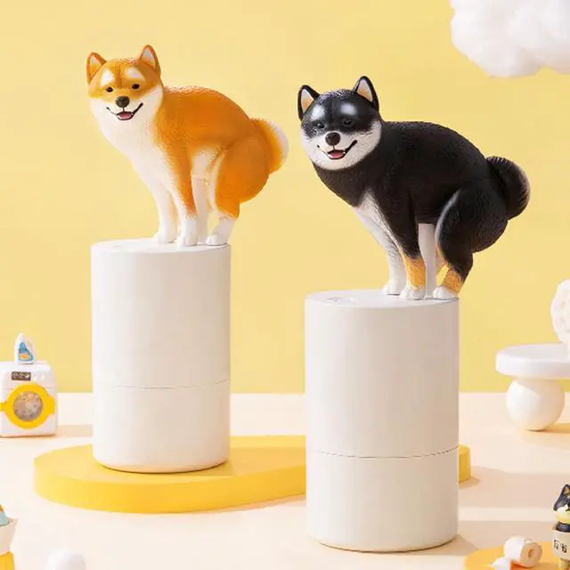 Alt view image 7 of 7 - Playful Dog Foam Soap Dispenser, Automatic Soap Dispenser Touchless, Funny Puppy Poop Induction Hand Washer, Automatic Soap Dispenser for Kitchen Bathroom (Yellow)