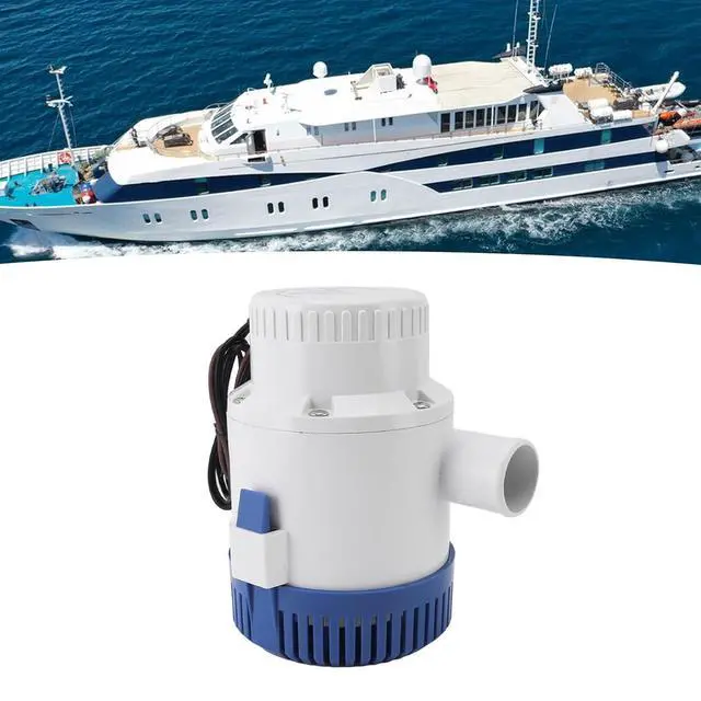 Alt view image 4 of 7 - 3700 GPH Bilge Pumps 12V & 24V, Boat Marine Plumbing Submersible Electric Bilge Pumps, Marine Electric Rule Bilge Pump, Efficient Low Noise Overheat Prevention (12V), Bewinnerh3bceqg04z-11