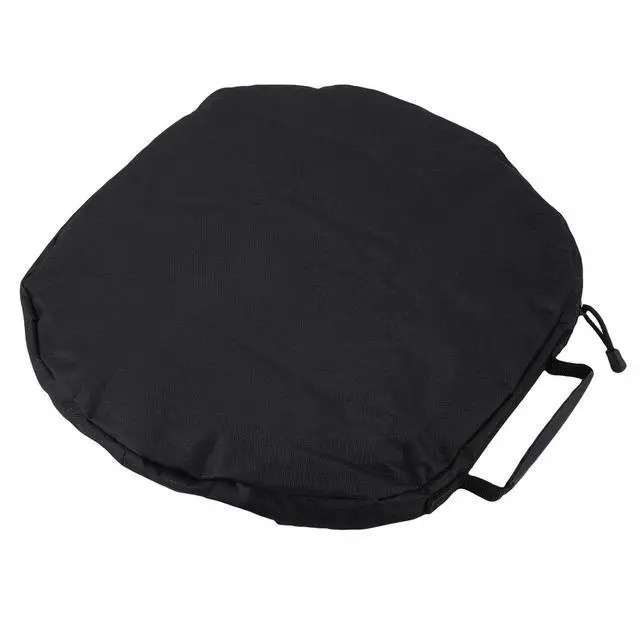 Alt view image 3 of 7 - Protective BBQ Griddle Carry Bag | Oxford Cloth Round Pouch With Handle For Camping Skillet Outdoor Picnic Cooking