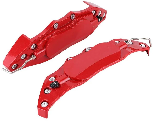 Main image of Aluminum Alloy Brake Caliper Covers | Red Universal Set for 16-19 Inch Wheels (M)