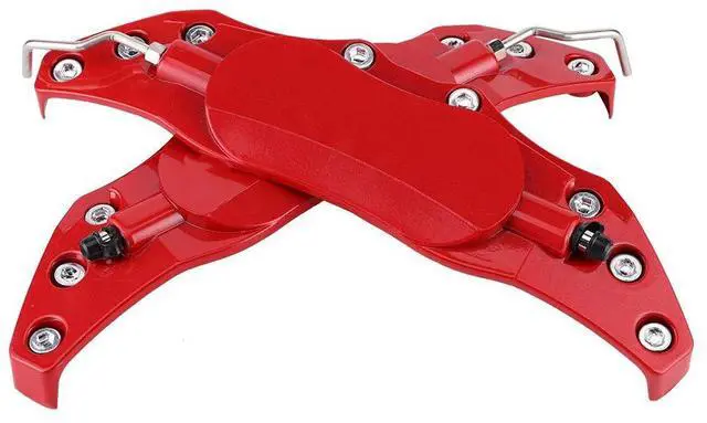 Alt view image 2 of 5 - Aluminum Alloy Brake Caliper Covers | Red Universal Set for 16-19 Inch Wheels (L)