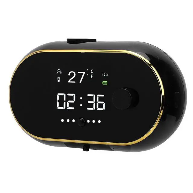 Alt view image 5 of 7 - Large Capacity Touchless for Wall Mount | Automatic Foaming with Digital Display, Rechargeable 2000mAh SelfCleaning for Bathroom Kitchen (Black)