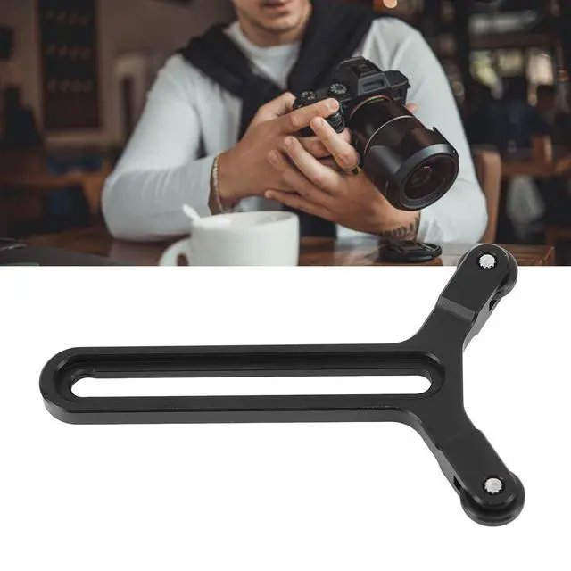 Alt view image 6 of 7 - Y Bracket With Double Wheels for S SC Lens Support System, Long Lens Support, Y Shaped With 1/4in Screw, Adjustable