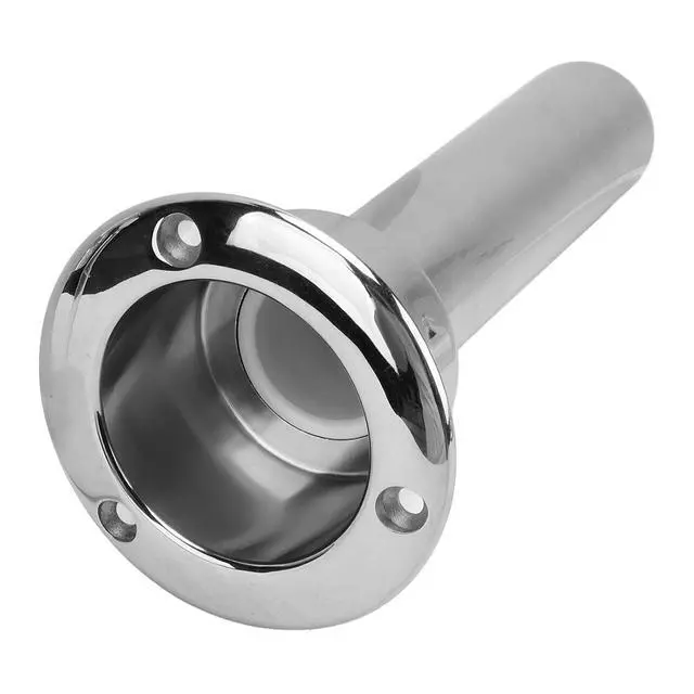 Alt view image 7 of 7 - 2 in 1 Boat Fishing Rod Cup Holder, Stainless Steel Fishing Rod Holder for Boats, Outrigger Cup Holder for Fishing Rod Holder, 0 Degree/15 Degree/30 Degree