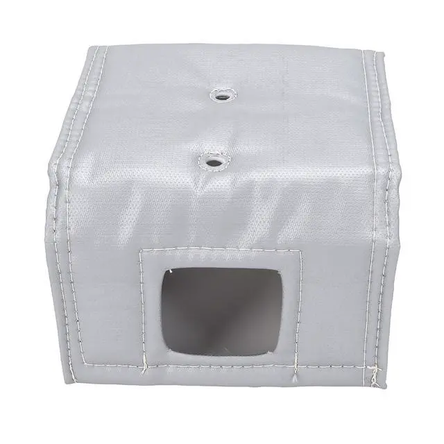 Alt view image 2 of 7 - Universal Exhaust Guard Heat Insulation Cover | For 420cc Chinese Mini Excavators Skid Steers 7.4x5x6.88in