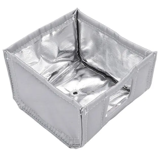 Alt view image 3 of 7 - Universal Exhaust Guard Heat Insulation Cover | For 420cc Chinese Mini Excavators Skid Steers 7.4x5x6.88in