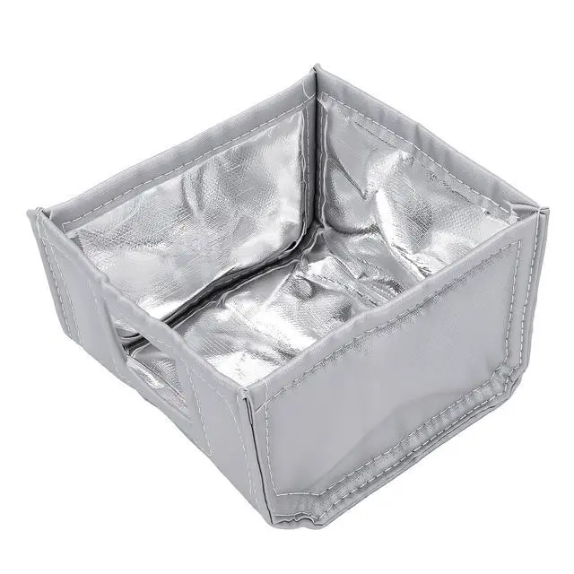 Alt view image 5 of 7 - Universal Exhaust Guard Heat Insulation Cover | For 420cc Chinese Mini Excavators Skid Steers 7.4x5x6.88in