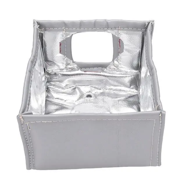 Alt view image 6 of 7 - Universal Exhaust Guard Heat Insulation Cover | For 420cc Chinese Mini Excavators Skid Steers 7.4x5x6.88in