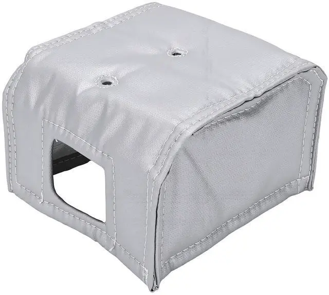 Alt view image 7 of 7 - Universal Exhaust Guard Heat Insulation Cover | For 420cc Chinese Mini Excavators Skid Steers 7.4x5x6.88in