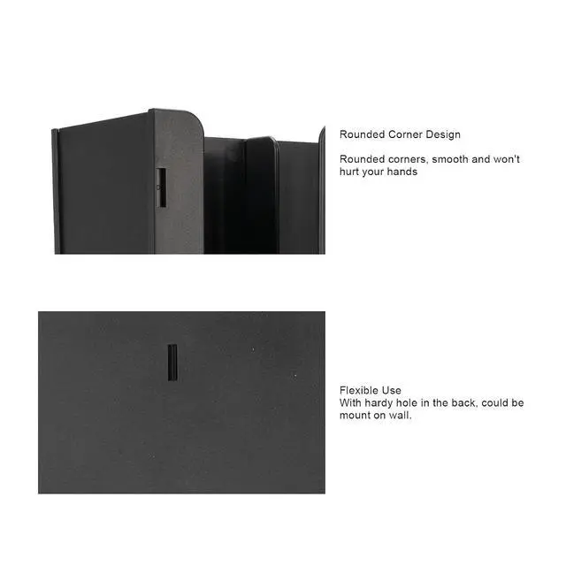Alt view image 3 of 7 - Paper Cup Dispenser, Coffee Cup Holder Organizer with 2 Compartments for Countertop Coffee Station Bar Restaurant Breakroom