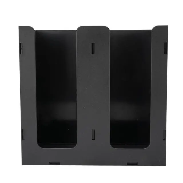 Alt view image 7 of 7 - Paper Cup Dispenser, Coffee Cup Holder Organizer with 2 Compartments for Countertop Coffee Station Bar Restaurant Breakroom