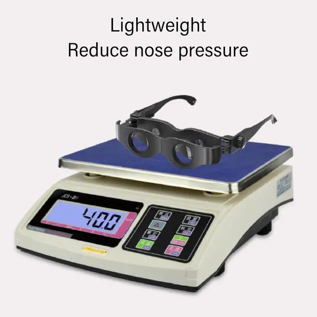 Alt view image 7 of 7 - 3X Magnification Fishing Binocular Glasses with Polarized Lenses, 40g Lightweight for Night Fishing, Adjustable Focus for Nearsighted Farsighted, Includes Strap Storage Bag