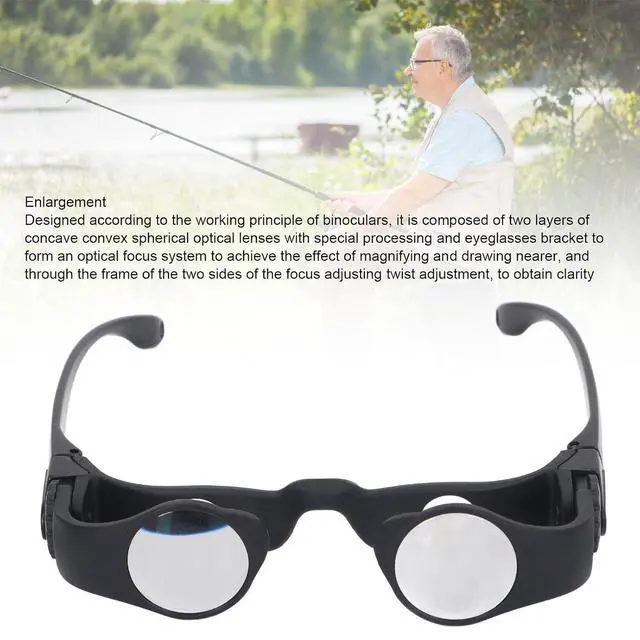 Alt view image 3 of 7 - 8X Binocular Glasses, Professional Portable Fishing Binoculars HD Optical Lens, Professional Binocular Glasses for Concerts Theater Opera Bird Watching Sports