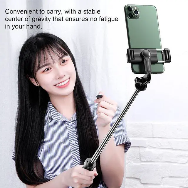 Alt view image 3 of 7 - Selfable Selfie Stripod Compact Portable Support for Light Remote Control Horizontal Compatibility Compatibility Sports Sports Chamber Chamber