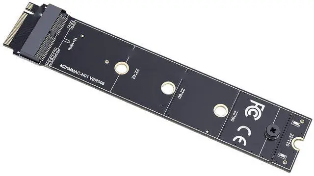 Main image of 12+16 Pin SSD to M.2 KeyM Adapter Card for Pro/Air/ 2013-2017, PCIe 4.0 HighSpeed Converter, Replacement for A1398 A1502 A1465 A1466 A1418