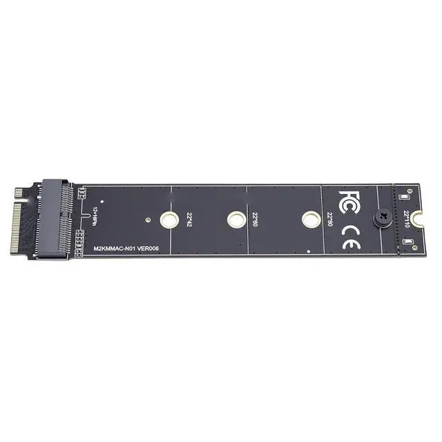 Alt view image 4 of 7 - 12+16 Pin SSD to M.2 KeyM Adapter Card for Pro/Air/ 2013-2017, PCIe 4.0 HighSpeed Converter, Replacement for A1398 A1502 A1465 A1466 A1418