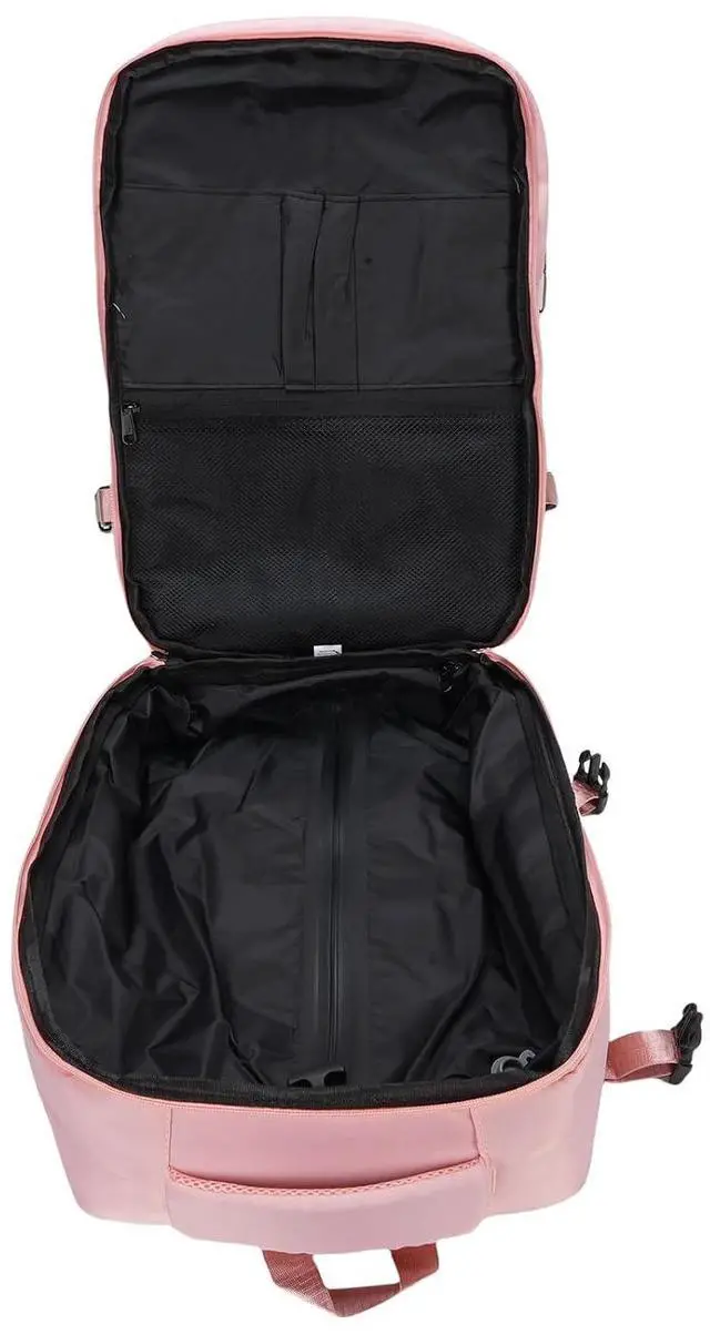 Main image of 27L Vacuum Compression Backpack | Carry On Travel Bag with Pump for Business & Laptop (Pink)