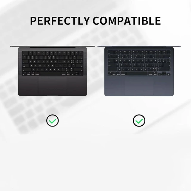 Alt view image 3 of 7 - Keyboard Cover for Long Nails, Silicone Raised Laptop Keyboard Covers for Long Nail, OS X Laptop, Comfortable Typing (Pink)
