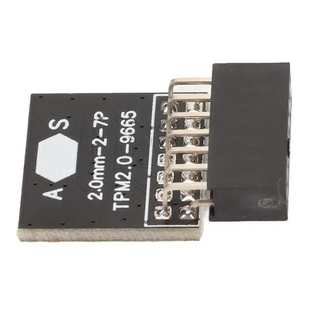 Alt view image 3 of 7 - TPM 2.0 Module Chip with 14 Pin Security Module for Motherboards,
